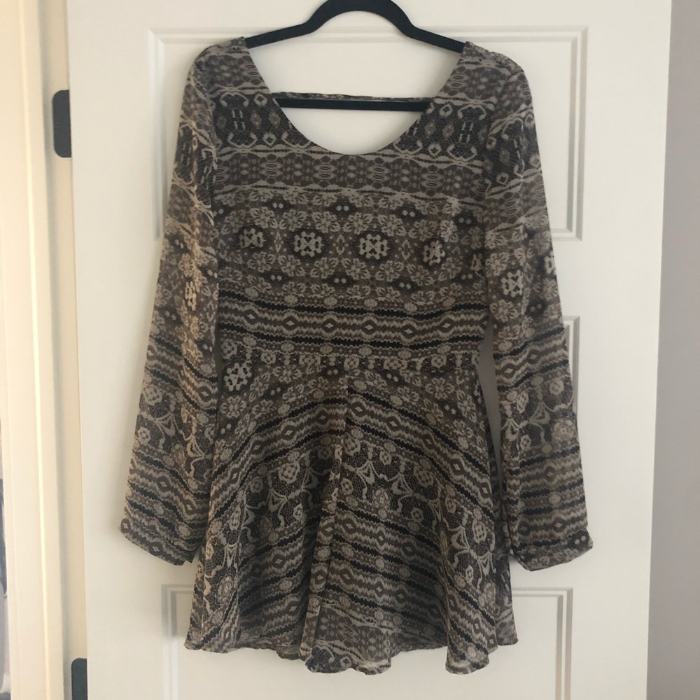 Printed romper